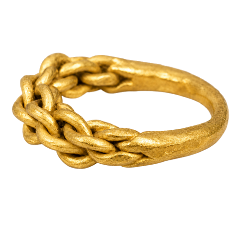 Gold braided ring, Viking Age, 9th – 10th century (3)