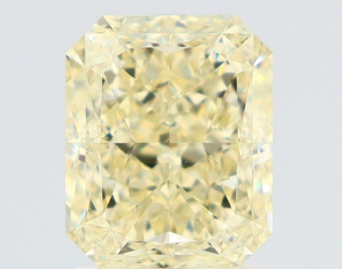 2.02 carat Fancy Light Yellow-VS1 Natūralus Radiant Deimantas (1)