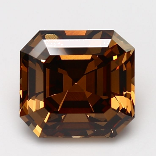 5.15 carat Fancy Deep Orange Brown-VS1 Natūralus Emerald Deimantas (1)