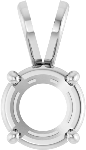 Pakabukas „Round 4-Prong Basket“ 925 Sidabro Round 6.5mm (1)