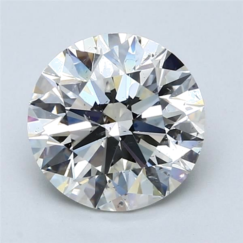3.15 carat I-SI1 Excellent cut Natūralus Round Deimantas (1)