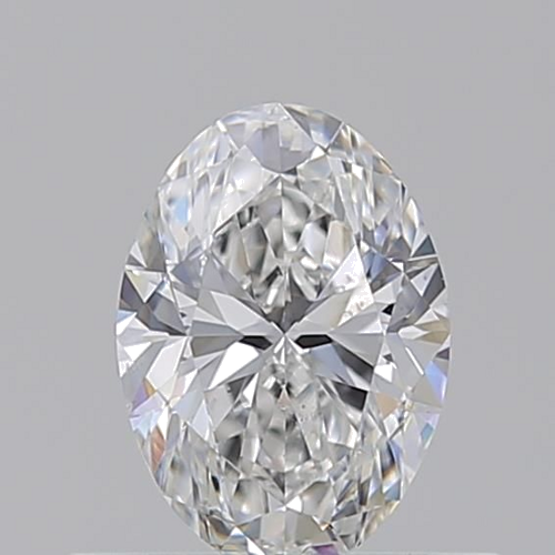 0.5 carat F-SI1 Natūralus Oval Deimantas (1)