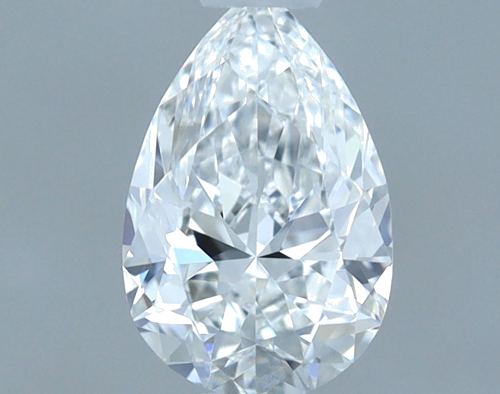 0.5 carat E-VVS2 Natūralus Pear Deimantas (1)