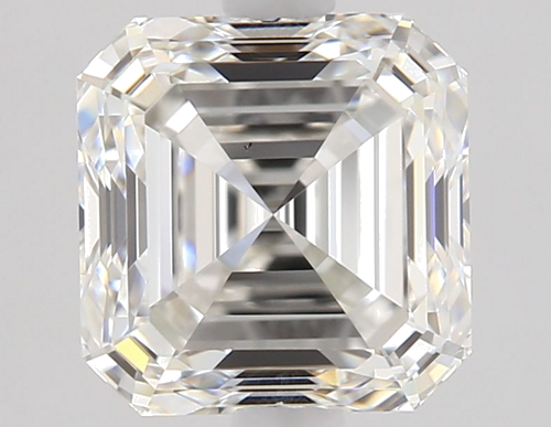 1.7 carat G-VS2 Natūralus Asscher Deimantas (1)