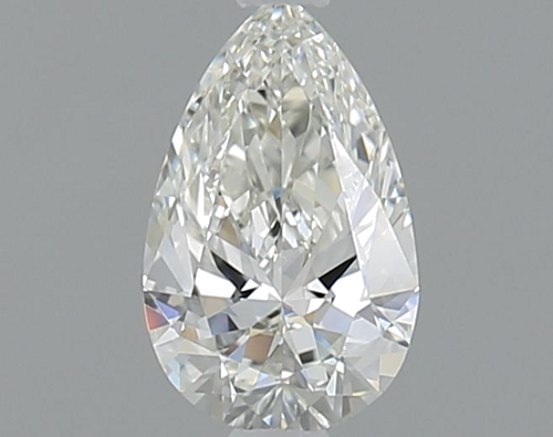 0.6 carat H-VS1 Natūralus Pear Deimantas (1)