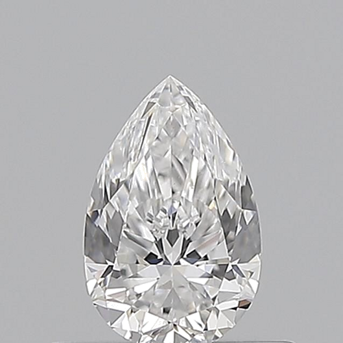 0.5 carat D-VS2 Natūralus Pear Deimantas (1)