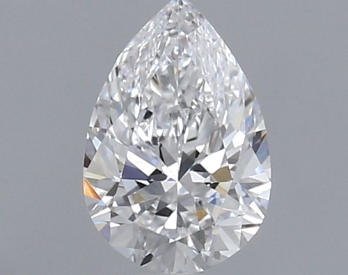 0.5 carat D-VS1 Natūralus Pear Deimantas (1)