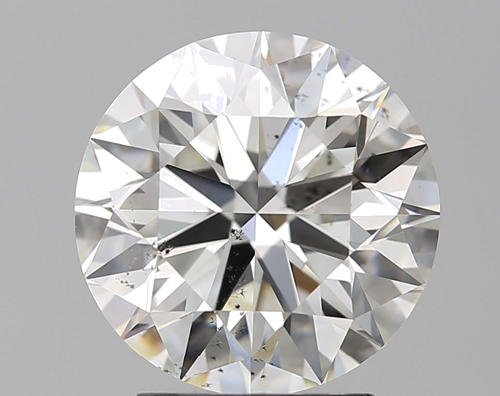 3.0 carat I-SI2 Excellent cut Natūralus Round Deimantas (1)