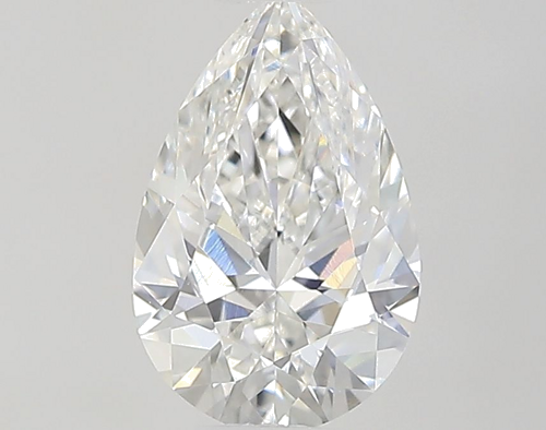0.7 carat G-VS1 Natūralus Pear Deimantas (1)