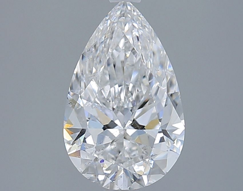 2.01 carat D-SI2 Natūralus Pear Deimantas (1)