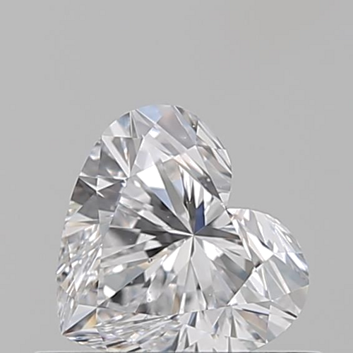 0.53 carat D-VS2 Natūralus Heart Deimantas (1)