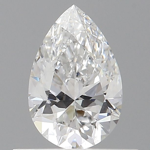 0.5 carat D-VS2 Natūralus Pear Deimantas (1)