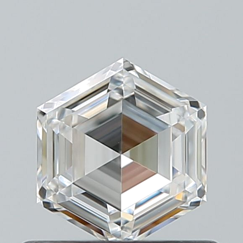 0.51 carat E-VVS2 Natūralus Hexagonal Deimantas (1)