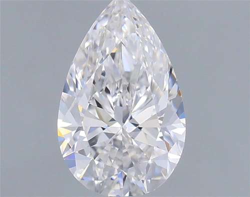0.51 carat F-IF Natūralus Pear Deimantas (1)
