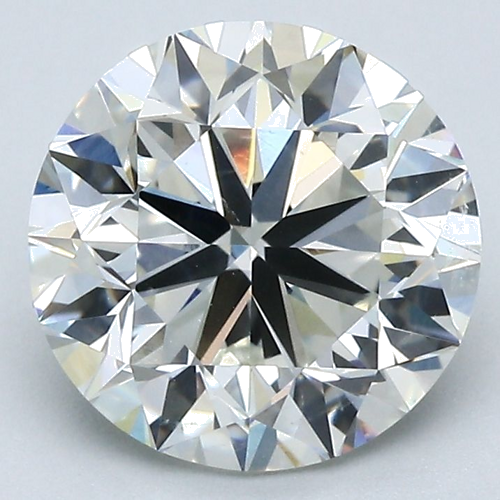 3.01 carat I-SI1 Very Good cut Natūralus Round Deimantas (1)