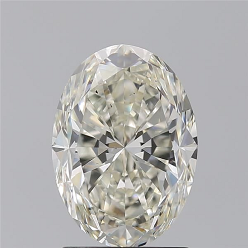 2.01 carat K-SI1 Natūralus Oval Deimantas (1)