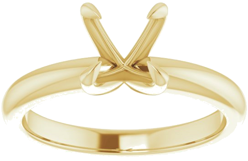 Sužadėtuvių Žiedas „Claw-Prong Solitaire“ 14k yellow gold Round 7mm (3)
