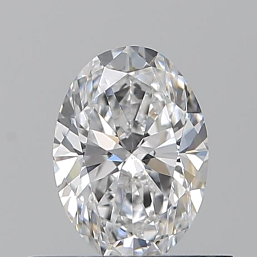 0.5 carat D-VVS2 Natūralus Oval Deimantas (1)