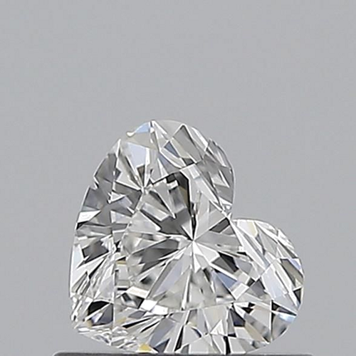0.5 carat F-VVS1 Natūralus Heart Deimantas (1)