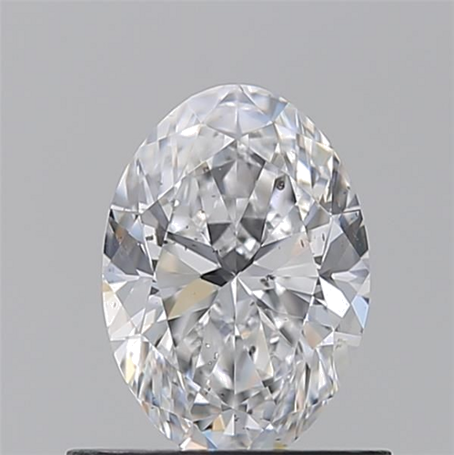 0.71 carat D-SI1 Natūralus Oval Deimantas (1)