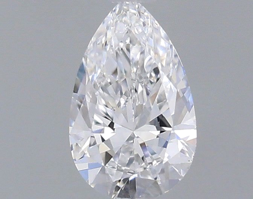 0.3 carat D-VS2 Natūralus Pear Deimantas (1)