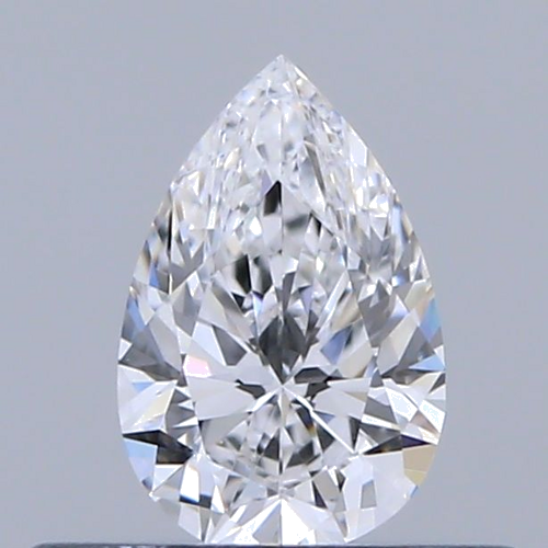 0.3 carat D-IF Natūralus Pear Deimantas (1)