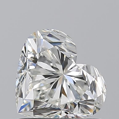 1.01 carat I-VS2 Natūralus Heart Deimantas (1)