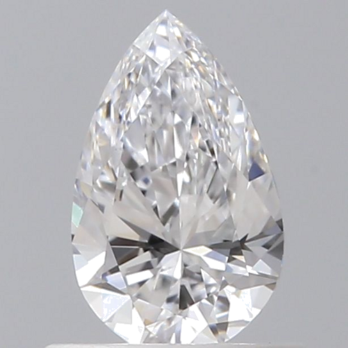 0.5 carat D-VS2 Natūralus Pear Deimantas (1)