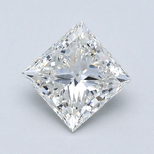 0.9 carat H-VVS2 Natūralus Princess Deimantas (1)
