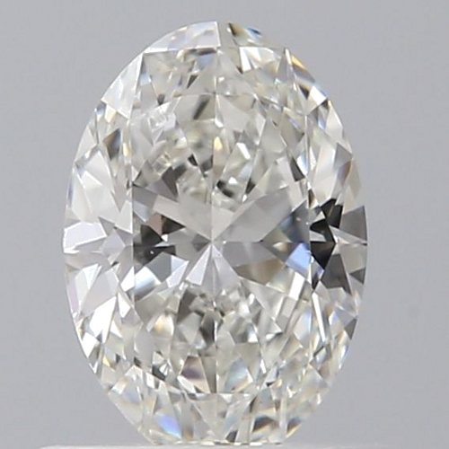 0.52 carat H-SI1 Natūralus Oval Deimantas (1)
