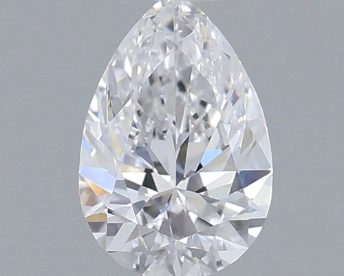 0.33 carat D-VVS2 Natūralus Pear Deimantas (1)