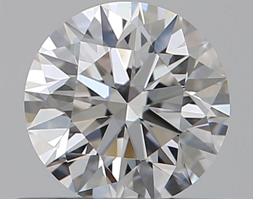 0.46 carat F-VVS2 Excellent cut Natūralus Round Deimantas (1)