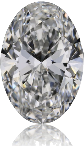 0.51 carat E-VVS1 Natūralus Oval Deimantas (1)