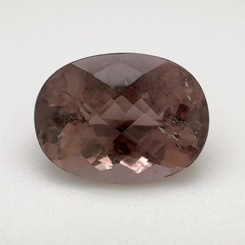 7.69 carat PINK CHECKERBOARD cut Oval Tourmaline (1)