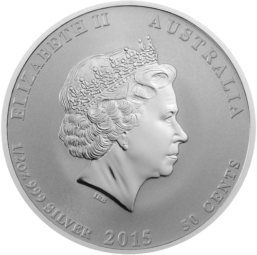 1/2 oz Ožkos metai 2015 (Lunar II) Australija sidabrinė moneta (2)