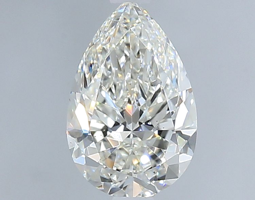 1.0 carat H-VS2 Natūralus Pear Deimantas (1)
