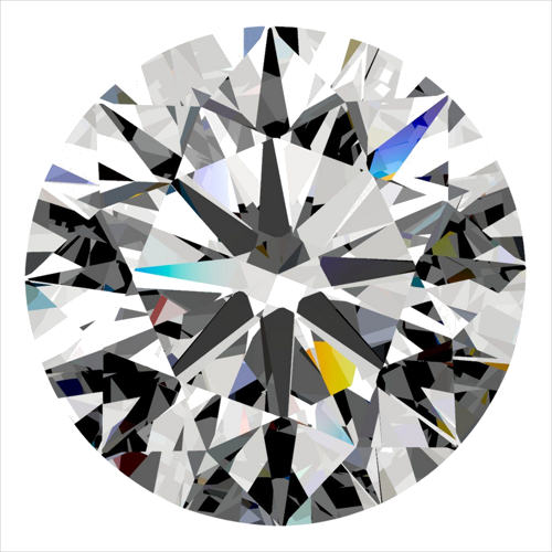 0.4 carat H-VVS1 Very Good cut Natūralus Round Deimantas (1)