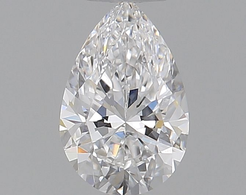 0.3 carat D-VS1 Natūralus Pear Deimantas (1)