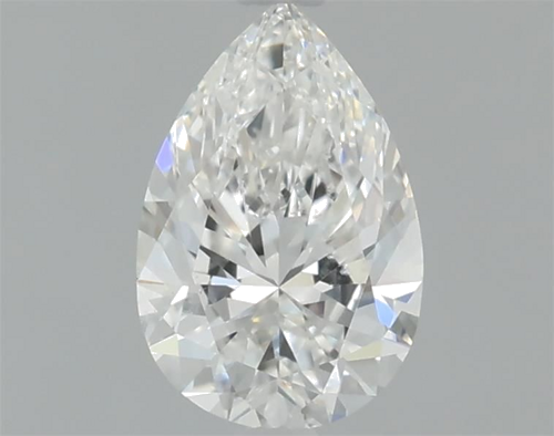 0.51 carat F-SI1 Natūralus Pear Deimantas (1)
