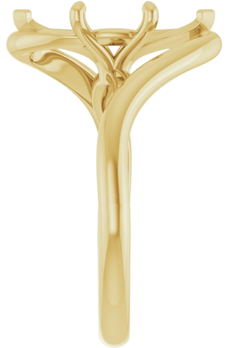 Sužadėtuvių Žiedas „Bypass“ 14k yellow gold Marquise 13mm x 6.5mm (4)