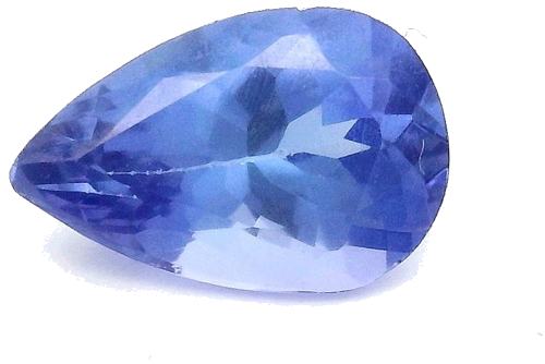 0.67 carat BLUE Pear Tanzanite (1)