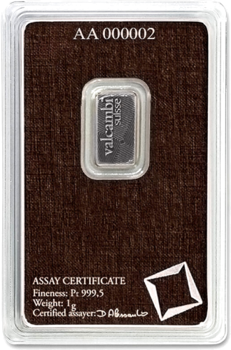 1 g Platinum Bar Valcambi (2)