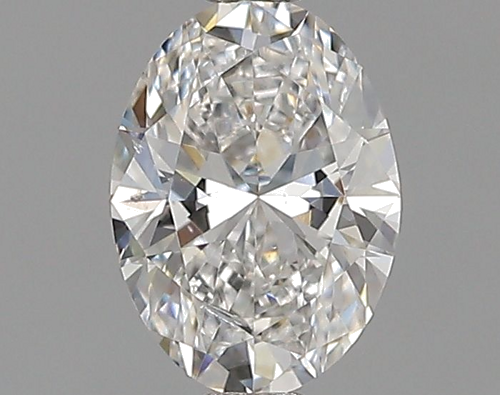 0.5 carat F-SI2 Natūralus Oval Deimantas (1)