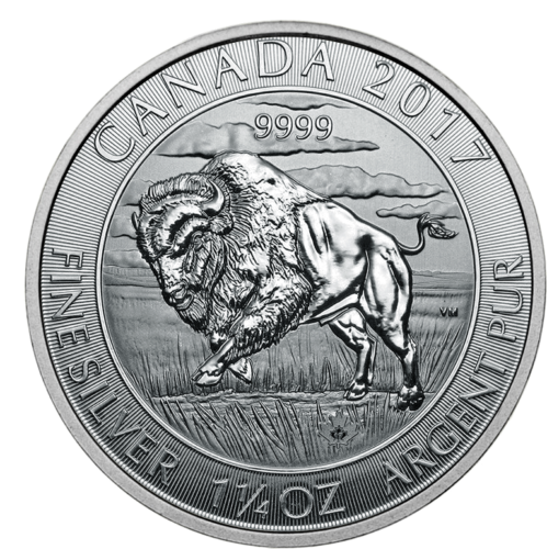 1 1/4 oz Bison 2017 Canada Silver Coin (1)