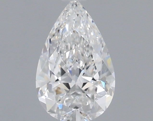0.52 carat E-IF Natūralus Pear Deimantas (1)