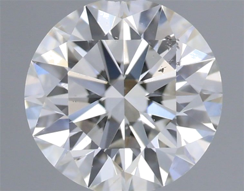 0.64 carat H-SI1 Excellent cut Natūralus Round Deimantas (1)