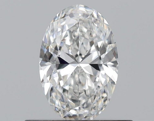 0.5 carat F-VVS2 Natūralus Oval Deimantas (1)