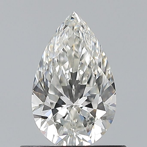 0.6 carat H-VVS1 Natūralus Pear Deimantas (1)