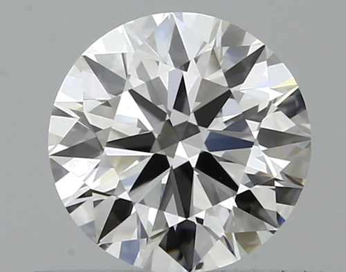 0.5 carat F-VVS1 Excellent cut Natūralus Round Deimantas (1)