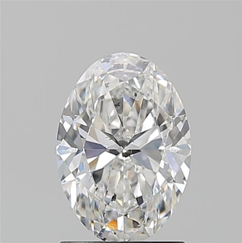 1.29 carat F-SI2 Natūralus Oval Deimantas (1)
